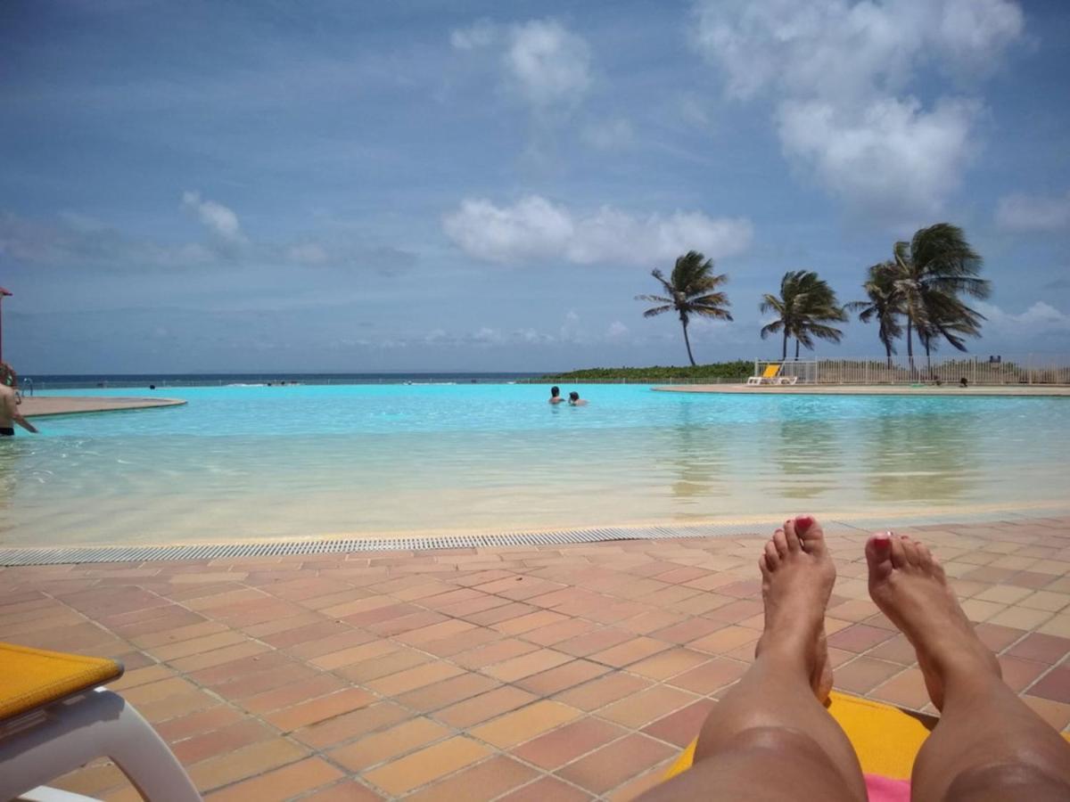 شقة Escapades Ensoleillees - Saint-Francois - Front De Mer Et Piscine المظهر الخارجي الصورة